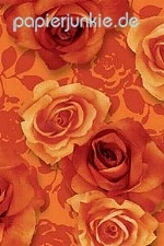 Geschenkpapier Rosen mit Rosengrafik (A*)