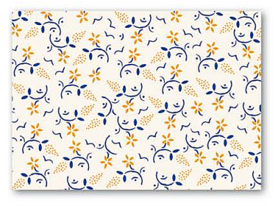 Geschenkpapier Tosca, blau