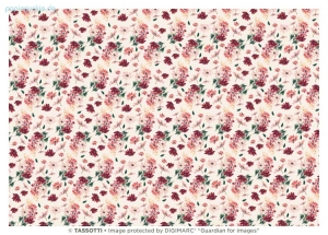 Geschenkpapier Anemonen, rosa/rot (Grafiche Tassotti)