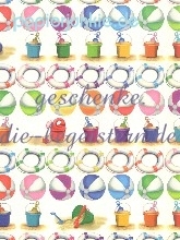 Geschenkpapier Am Strand (Grafiche Tassotti) (R*)