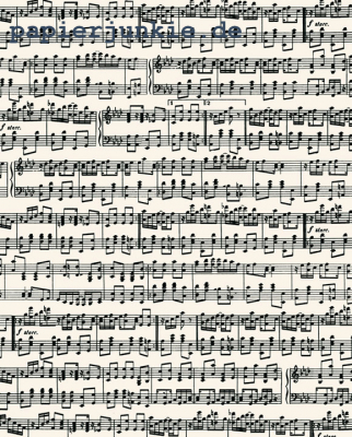 Geschenkpapier Musica, Kleine Musiknoten