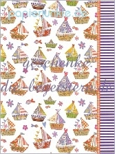 Geschenkpapier Bunte Schiffchen