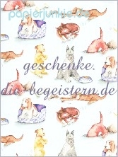 Geschenkpapier Pet dogs, Hunde