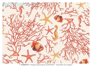 Geschenkpapier Korallen, Coralli (Grafiche Tassotti)