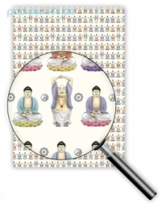 Geschenkpapier Buddha (R*)