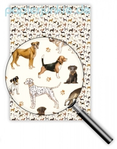 Geschenkpapier Hunde (R*)