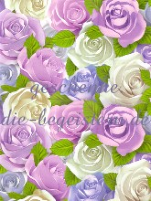Geschenkpapier Rosen