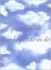 Geschenkpapier Wolkenhimmel