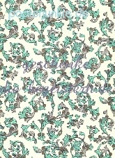 Geschenkpapier Florentinisch trad., mint (R*)