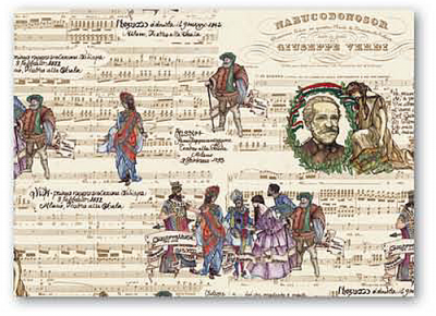 Geschenkpapier Giuseppe Verdi