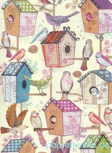 Geschenkpapier Bird House