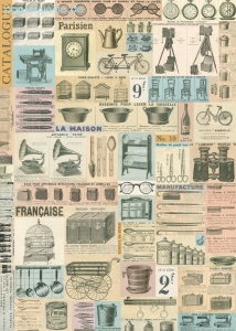 Geschenkpapier French Epherma (Cavallini Papers)