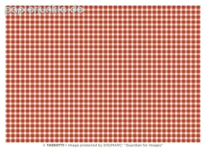 Geschenkpapier Karo rot, Quadretto rosso (Grafiche Tassotti)