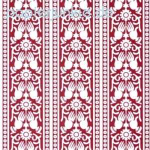 Geschenkpapier Hände, weinrot/weiß (A/F*)