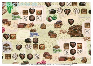 Geschenkpapier Schokolade (Grafiche Tassotti)