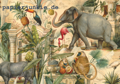 Geschenkpapier Wild Animals