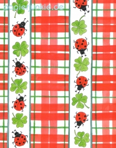 Geschenkpapier Marienkäfer