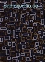 Geschenkpapier Retro, schwarz (A*)
