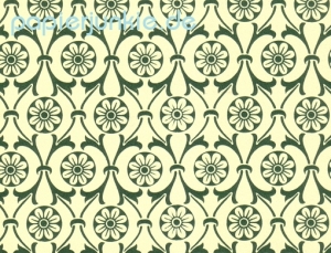 Carta Varese - Geschenkpapier Rosette im Kreis, grün