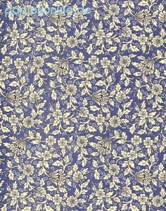 Carta Varese - Geschenkpapier Blüte am Ast, blau (R*)