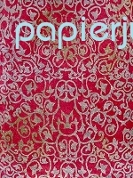 Naturpapier Ranken, bordeaux