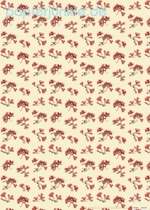Geschenkpapier Roter Ginkgo