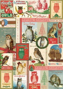 Geschenkpapier Christmas Owls