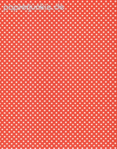 Geschenkpapier Punkte, Weiß auf Rot (Grafiche Tassotti)