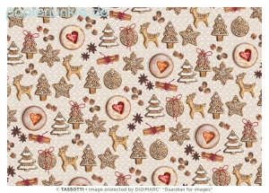 Geschenkpapier Lebkuchen (Grafiche Tassotti)