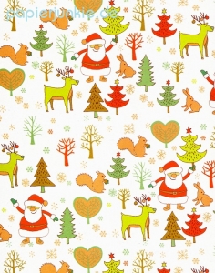 Geschenkpapier Winterwald