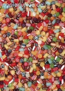 Geschenkpapier Bonbons, Boiled Sweets