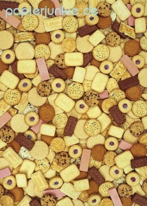 Geschenkpapier Gebäck, Biscuits