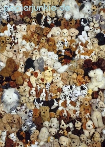 Geschenkpapier Plüschhunde, Dogs