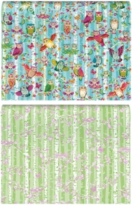 Geschenkpapier Wood Owls, Eulen