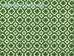 Carta Varese - Geschenkpapier Klee mit Karo, grün (R*)