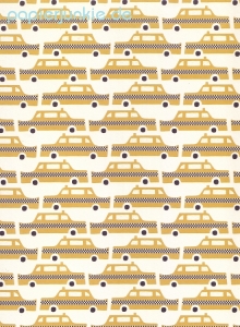 Geschenkpapier Debbie Powell, Yellow Cab