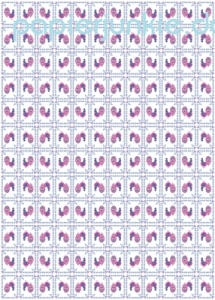 Geschenkpapier Heidi, Gockelhahn