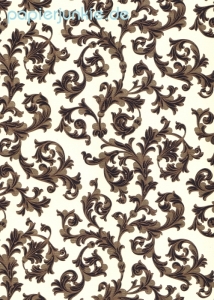 Geschenkpapier Florentinisch trad., schwarz