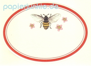 Selbstklebendes Etikett Biene (Rossi 1931)