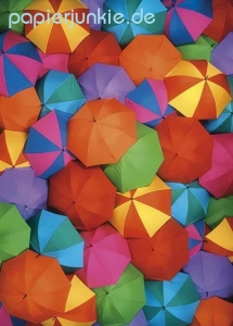 Geschenkpapier Regenschirme, Umbrellas
