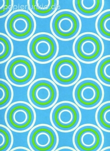 Geschenkpapier Imola, blau/grün