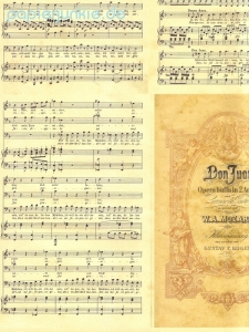 Geschenkpapier Mozart, Don Juan