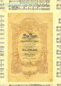 Geschenkpapier Mozart, Don Juan