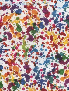 Geschenkpapier Farbkleckse