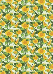 Geschenkpapier Sonnenblumen, Sunflowers