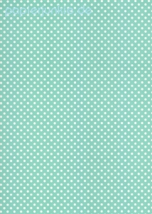 Geschenkpapier Punkte, Pois acquamarina (R*)