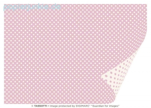 Geschenkpapier Punkte, Pois rosa (R*)