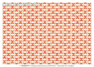 Geschenkpapier Gocce arancio (Fioratavarese, Grafiche Tassotti)