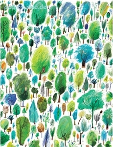 Geschenkpapier Wald