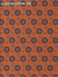 Geschenkpapier Stars, orange (R*)